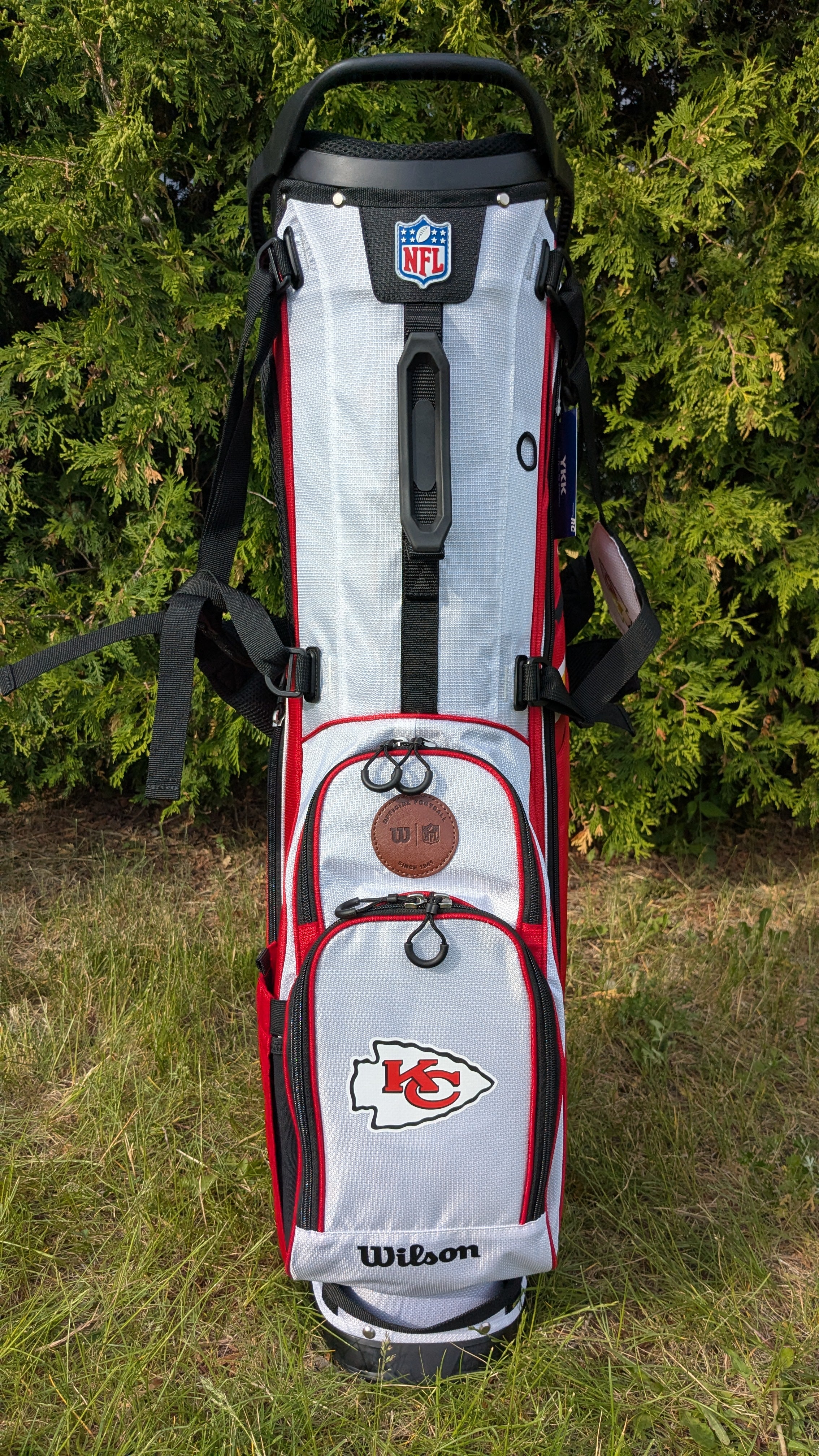 sac de golf des Kansas City Chiefs